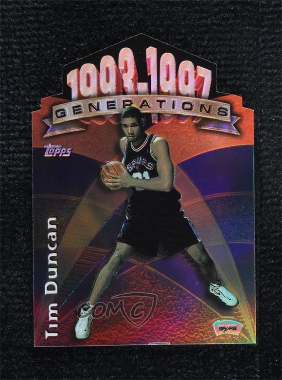 1997-98 Topps Generations Refractor Tim Duncan #G28 HOF e1e