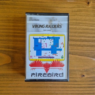 ZX Spectrum Vintage Computerspiel, Firebird Software, Viking Raiders (ungetestet)