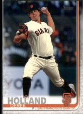 Derek Holland 2019 Topps Update San Francisco Giants #US175