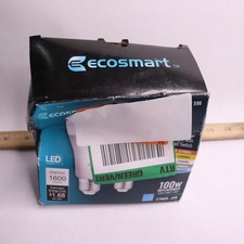  2-Pk EcoSmart 100-Watt Equivalent A19 Dimmable CEC LED Light Bulb