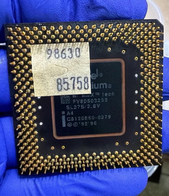 Lot of 30x Intel Pentium MMX 233MHz SL27S Socket 7 CPU Gold Recovery Ceramic