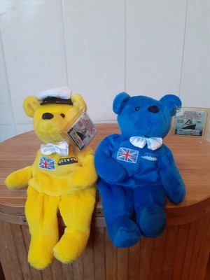 Limited Edition Titanic Captain Smith Beanie Bär Größe 9 Zoll 2er Set Nr. 2800