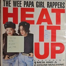 The Wee Papa Girl Rappers Heat It Up Vinyl Record 12" VG/VG JIVER174 1988