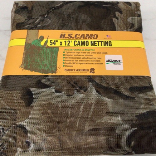 Hunter's Specialties H.S. Rete mimetica mimetica, 54"x12', made in USA - Foto 1 di 4