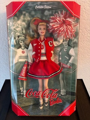 2000 Coca-Cola Series Barbie, Cheerleader 28378, Mint NRFB