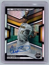 2023 Elite Extra Edition #48 Carlson Reed Signatures Prime Numbers A #/200