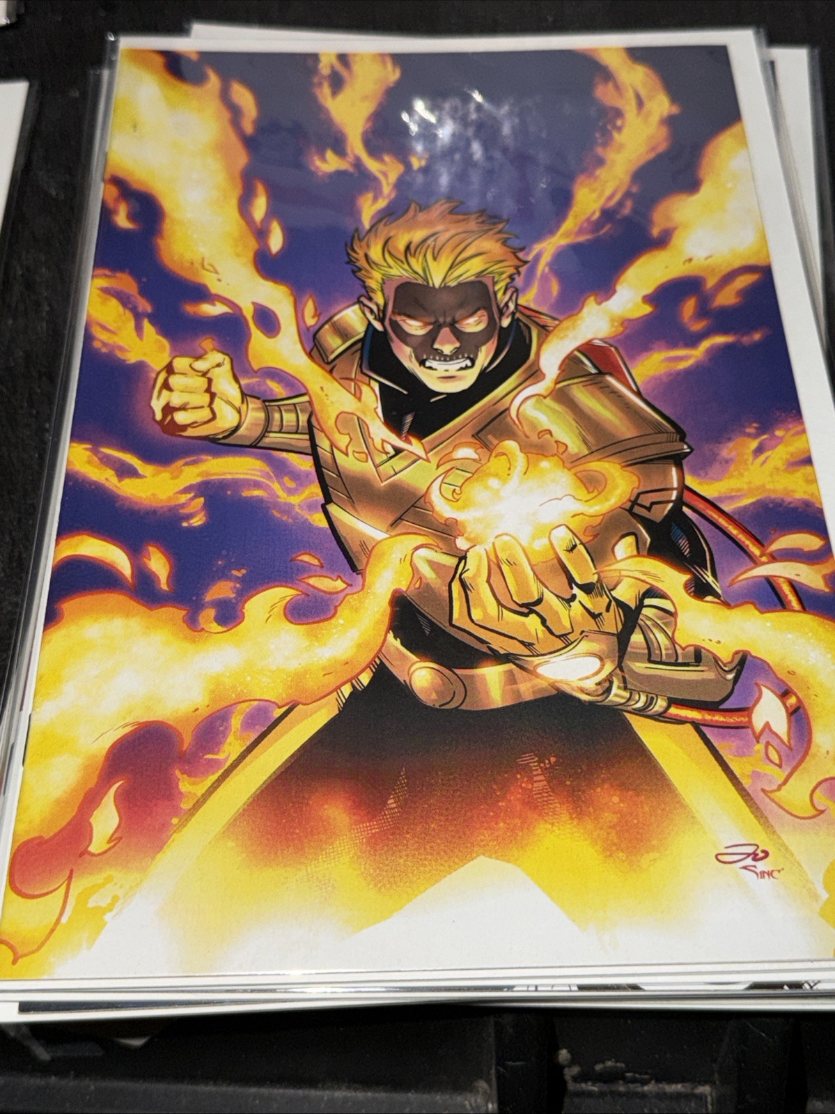 Cómics de Marvel 2024 variante virgen de Marcus a Pyro de X-Factor #3 1:50