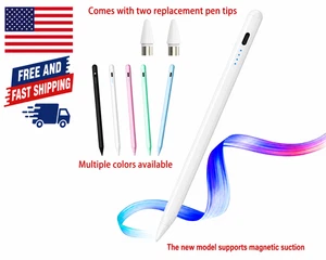 Stylus stylo pour iPad 2018-2025, Crayon pour Apple iPad 11th A16/10/9/8/7/6 Gen