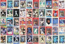 Bo Jackson Lot of 50 MLB Baseball Cards Colle...