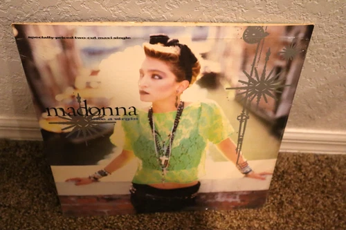 MADONNA LIKE A VIRGIN 12" SINGLE EXTENDED DANCE REMIX 1984 SHRINK NEAR MINT !