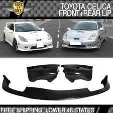 Fits 00-02 Toyota Celica Jdm Front Pu Bumper Lip Vip Style Rear Lip Fits 00-02 Toyota Celica Jdm Front Pu Bumper Lip Vip Style Rear Lip