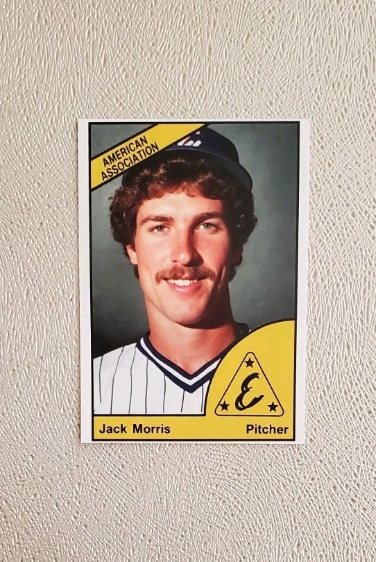 1977 Evansville Triplets Fantasy Card JACK MORRIS Detroit Tigers 