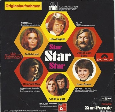 Various - Melodie Star-Parade 7'' Promo Vinyl Pop Schlager 60030