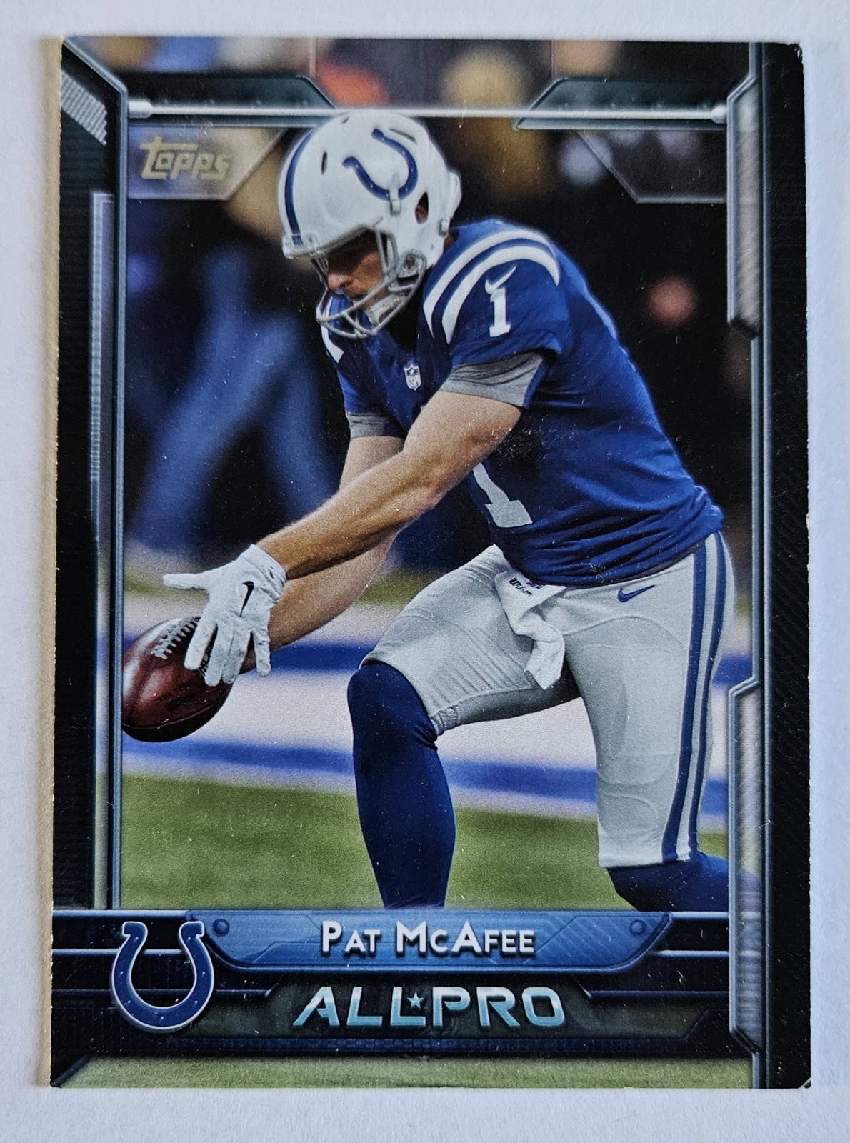 2015 NFL Topps #282 Pat McAfee RC - rookie card - good to VG shape - best offer