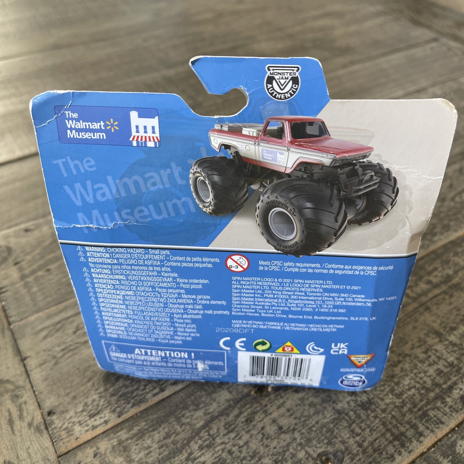 Spin Master Monster Jam Series The Walmart Museum Exclusive Monster Truck
