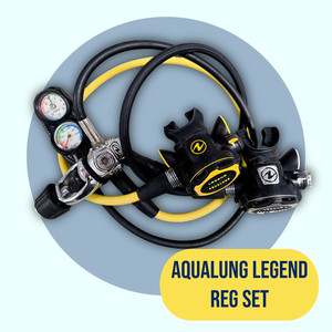 Aqualung Legend 1st/Primary/Octo Reg Set- USED RENTAL SALES