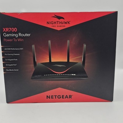 Netgear Nighthawk Pro Gaming XR700 AD7200 WiFi Router 10G SFP+ Port XR700-100NAS