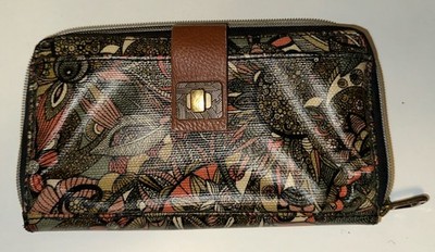 Sakroots Wallet Sienna Spirit Desert Print Clutch Billfold Credit Card Holder