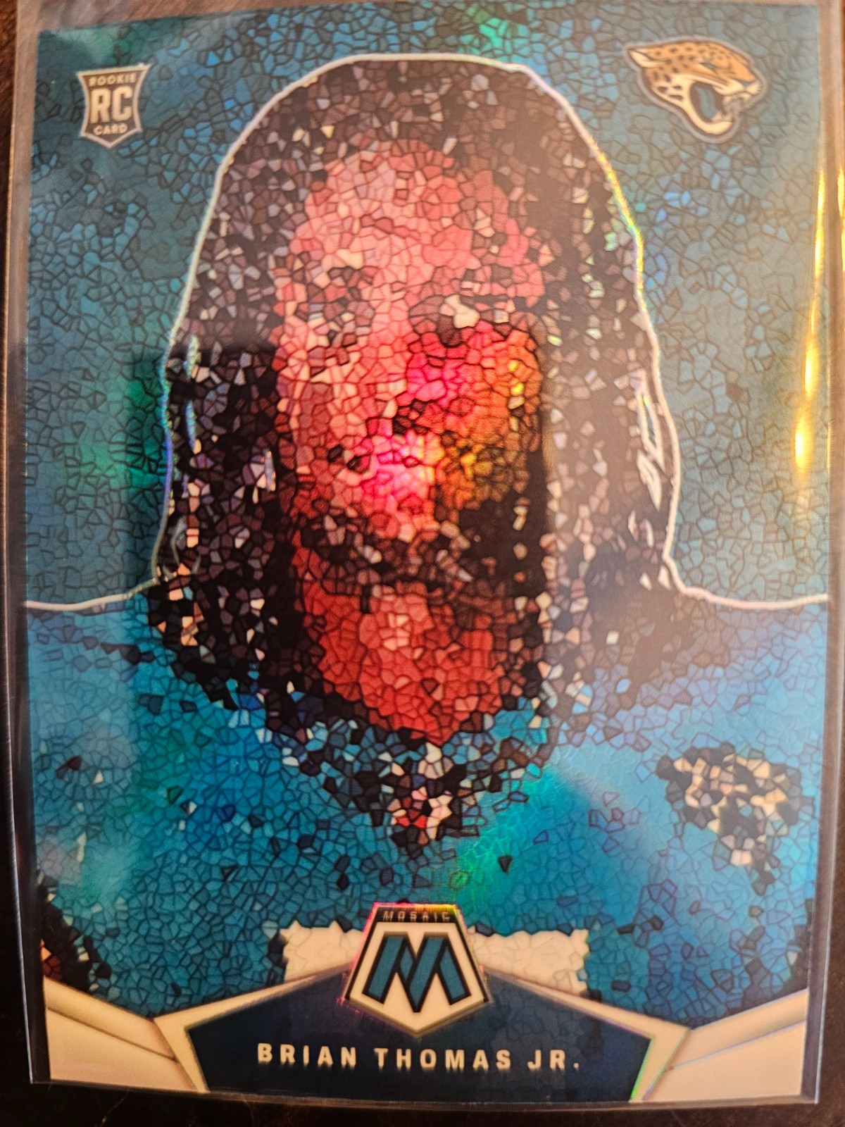 2024 Mosaic Brian Thomas Jr. Micro Mosaic Prizm #MM-BTJ