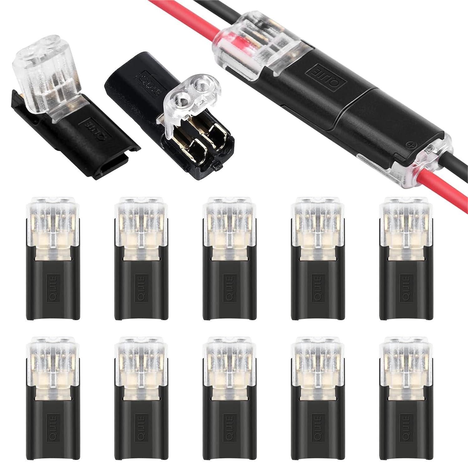 Connettore per cavo a 2 poli, 12 connettori per connettori per auto per (H0G)