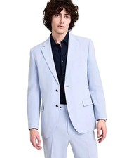 Nautica Mens Modern Fit Suit Jacket 38 Regular Light Blue NAS5440GAFF