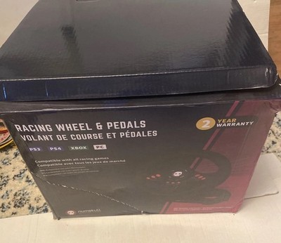 Numskull Racing Wheel and Pedals Programmable for PS3, PS4, Xbox, PC