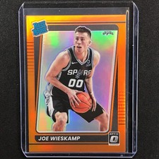 2021-22 Donruss Optic Joe Wieskamp Rated Rookie Orange 33/199