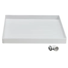 Durapan 24.5 In. X 24.5 In. Washing Machine Pan with 1 In. Furnished Drain Adapt