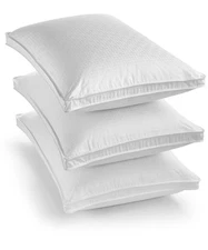 Hotel Collection European White Goose Down Firm Support Queen Pillow New $380