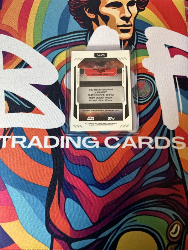 Topps Finest Star Wars 2023 Christopher Sean (Kazuda Xiono) Auto - Image 2 of 2