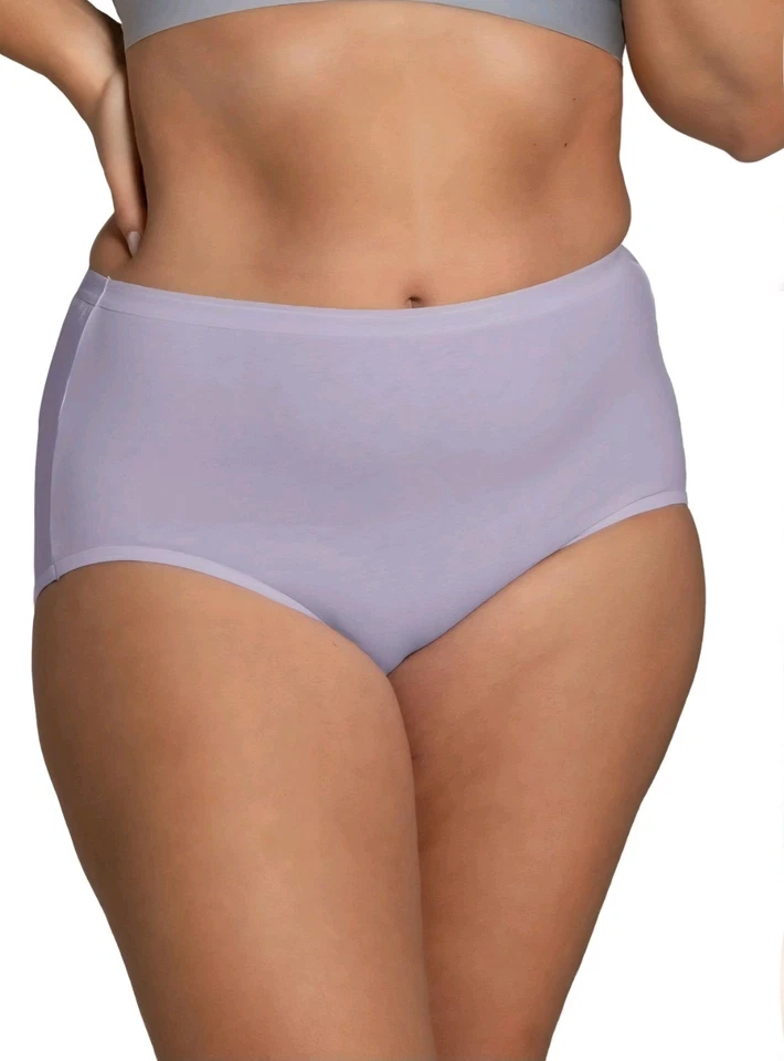 SZ 10 Fruit of the Loom SIGNATURE BRIEFS 7PK 100% Cotton in RubySlipper7 + Gift - Image 3 of 4