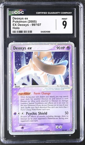 Deoxys ex graded CGC 9 for sale on eBay