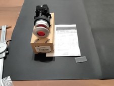 Eaton Parada de Emergencia, 30mm, Bloqueo Puch, Pull Reset, LED, HT8FBRF7, Rojo, 120 VAC/DC