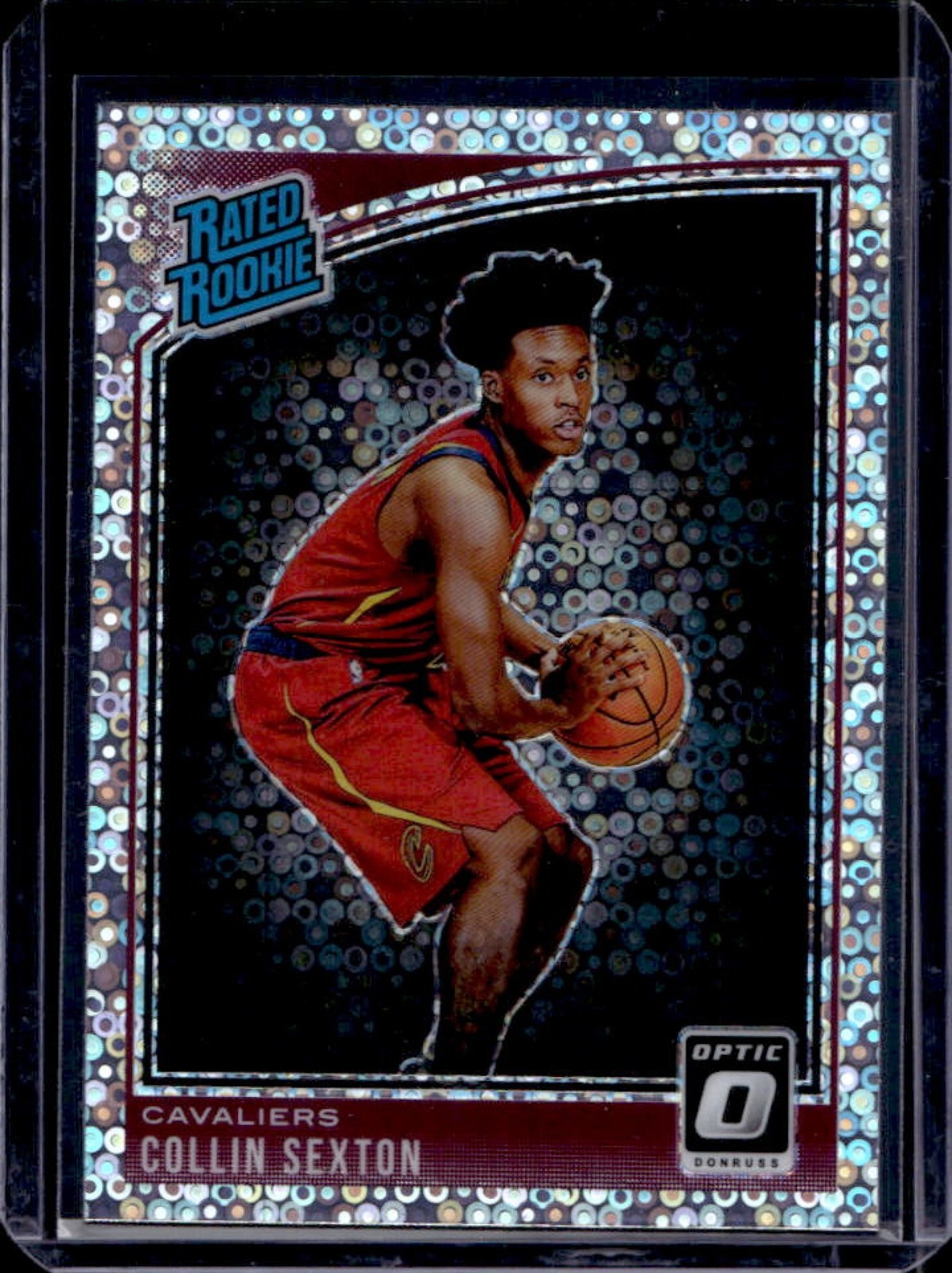 2018-19 Donruss Optic Collin Sexton Fast Break Holo RC #180 Cavaliers