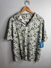 Local Boy Outfitters Polo Shirt Mens Medium Camo Performance Stretch Outdoor