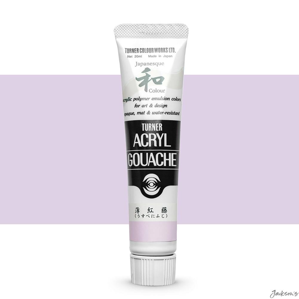 Turner Japanesque Acrylic Gouache Paint 20ml Pale Lilac 359 For Art Craft
