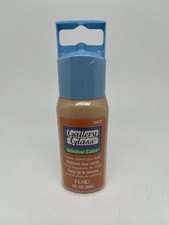 Plaid Gallery Glass 16020 Amber 2 fl oz NEW SEALED