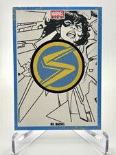 2025 Panini Marvel Anthology; MS. MARVEL: Memorabilia Badge Card; RARE!!