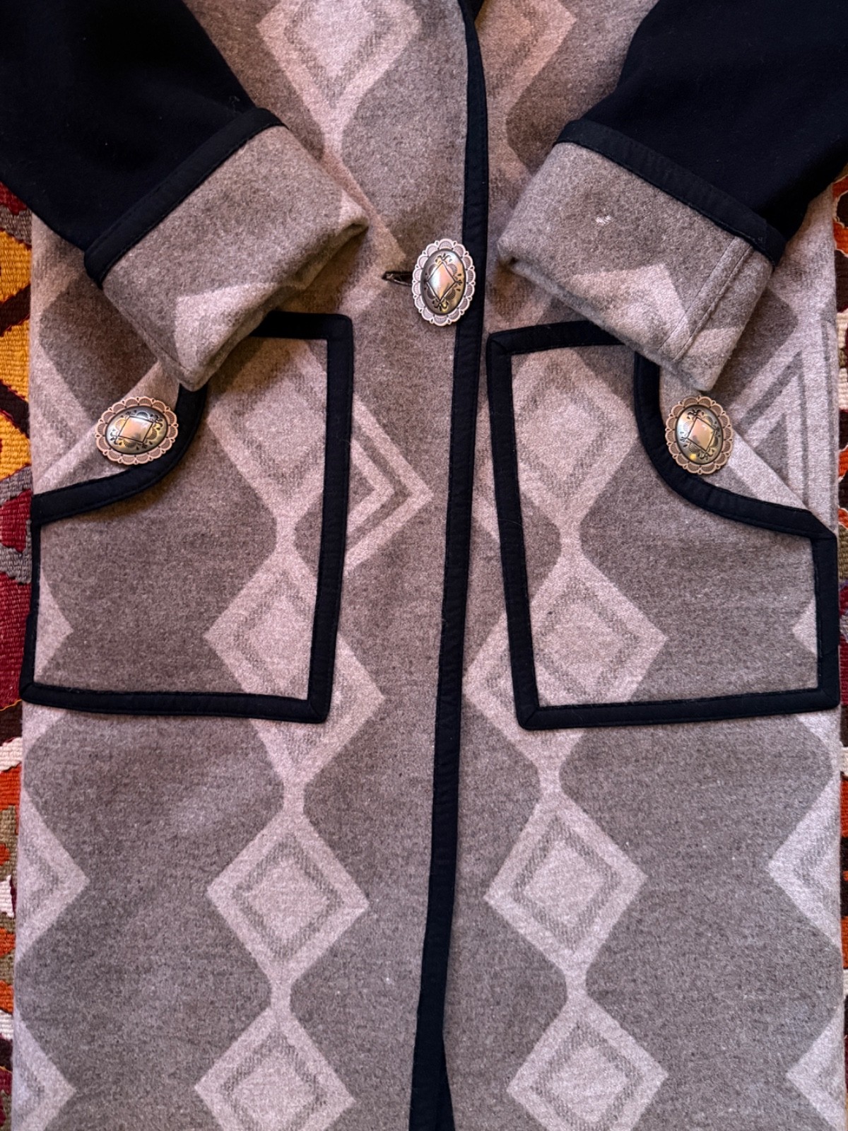 Reversible Southwestern Jacket, Native American P… - image 5