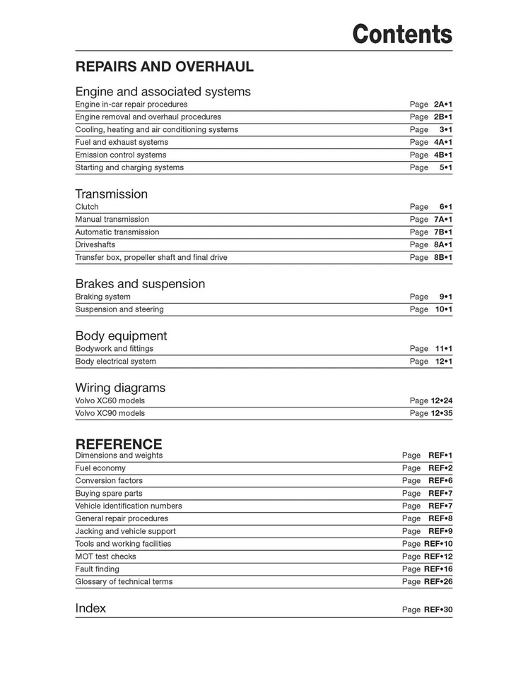Volvo XC60 & XC90 Diesel (2003-2013) Haynes Repair Manual - Image 4 of 4
