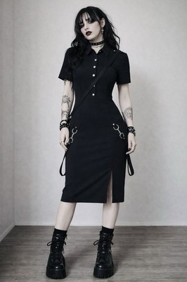 black fitted knee length dress Knee-Length Little Black Dresses