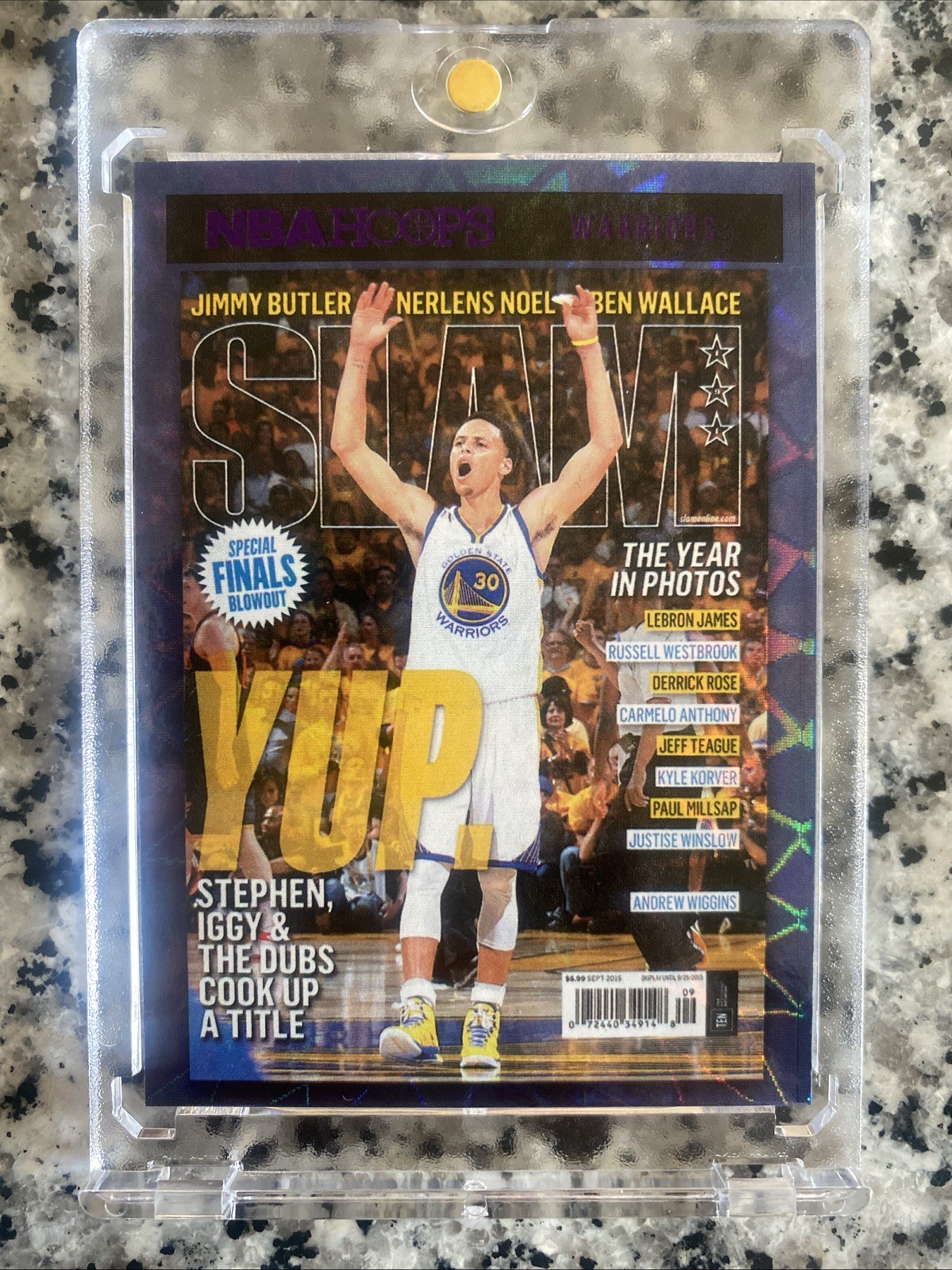 2020 Hoops SLAM Purple Explosion Stephen Curry SP