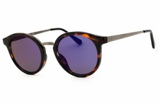 New Guess Factory GF0305 53X Blonde Havana/Blue Mirror 51-21-145 Sunglasses