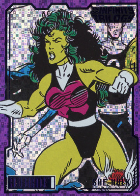 2024 Marvel Allegiance The Infinity Trilogy PURPLE BOX #16 She-Hulk #/99