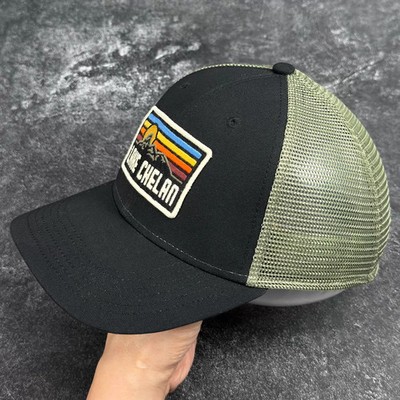 Legacy Lake Chelan Trucker Snapback Black Olive One Size Hat