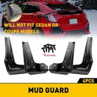 For 10th Gen Hatchback Civic 2017-2021 Splash Guards Mud Flap Car Accessories US