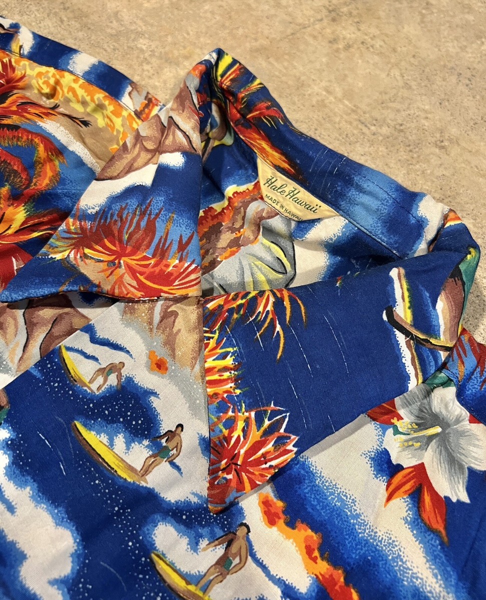 トップス 50s Hale Hawaii aloha shirt RARE COLLECTOR'S 1950'S 