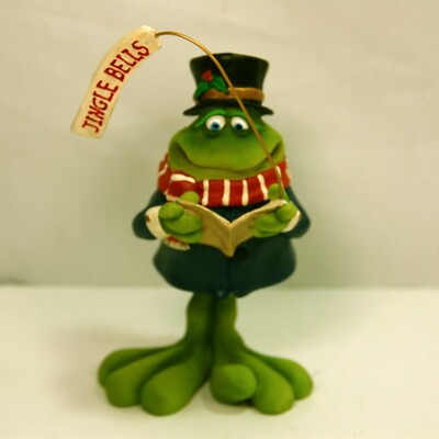 Russ Berrie, Jingle Bells Doug Harris,  Figure Toadily Yours, Mint In Box
