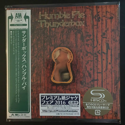 Humble Pie -Thunderbox  SHM Mini LP Style CD NEU Japan 2016  UICY-77982 Marriott