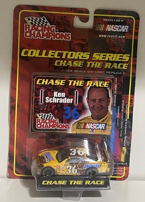 NASCAR 2001 Racing Champions Ken Schrader #36 Snickers 1/64 Diecast Driver Card